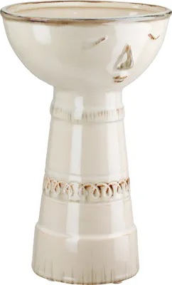 Produktbild von Gilde Vase, "Face", Keramik, creme, VE 1, L. 10 cm, B. 17 cm, H. 24 cm Höhe: 24.00 cm Breite: 17.00 cm Tiefe: 10.00cm 55372