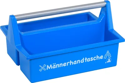 Produktbild von allit Tragekasten McPlus Carry "Männerhandtasche" blau unbestückt