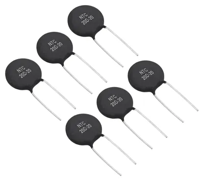 NTC-Thermistorwiderstände, 6 Stück, 20 Ohm, NTC20D-20, -40–175 °C
