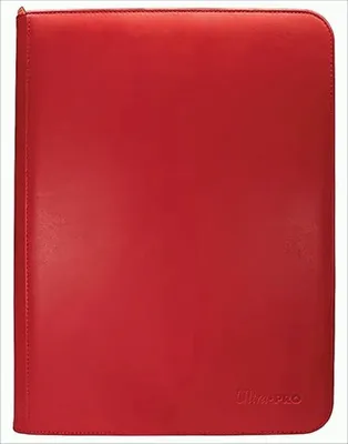 Produktbild von Ultra Pro Kartenmappe PRO-Binder Zippered 9-Pocket Vivid Red TCG