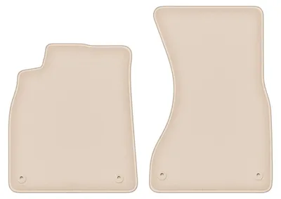 Produktbild von DURBAN Beige Velours-Fußmatten vorne für Audi A6 C7 Limousine, Kombi, Avant (2011-2017)