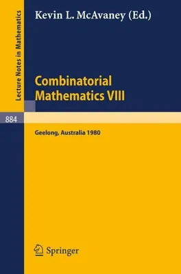 Produktbild von Combinatorial Mathematics VIII
