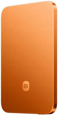 Image de Batterie externe Xiaomi ultra-fine magnétique, 5000 mAh, 15W, couleur orange