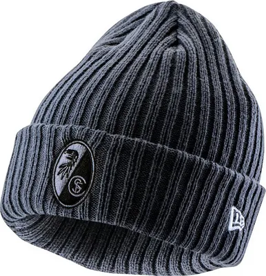 Produktbild von SC Freiburg Mütze "NE Ribbed Wappen" grau