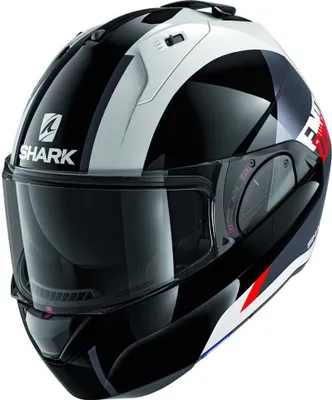 Obrázok produktu pre Shark Evo Es – farba: biela/čierna/červená – veľkosť: XS