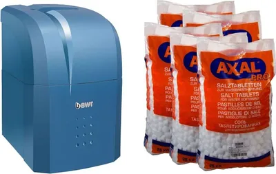 Produktbild von BWT Enthärtungsanlage AQA life S Set 5 x 25 kg Salz