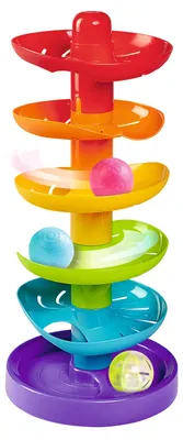 Immagine prodotto di Simba ABC Regenbogen Kugelturm, Kugelbahn, Kullterturm, Spielzeug, ab 12 Monaten, 104010053