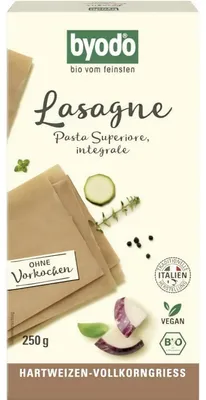 Zdjęcie produktu dla Makaron - Lasagne pełnoziarnista 250g