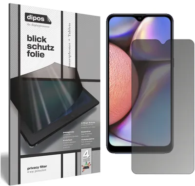 Produktbild von Blickschutzfolie für Samsung Galaxy A10s matt Schutzfolie Folie Display Schutz dipos