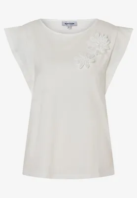 Produktbild von MORE & MORE Shirt with Flowers 0041 off white 38