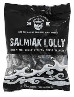 Produktbild von Rexim Salmiak Lolly 200g 16 Stück