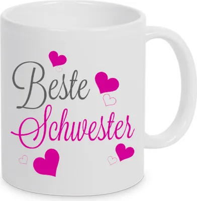 Produktbild von TassenKing™ - Beste Schwester - Tasse - Kaffeetasse - Tasse mit Spruch