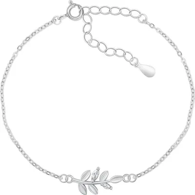 Produktbild von Charmantes Silberarmband mit Zweig BRC81W