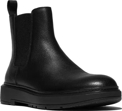 Produktbild von Fitflop Skandi Tumbled Leather Chelsea Stiefeletten Schwarz EU 43 Herren Schwarz EU 43