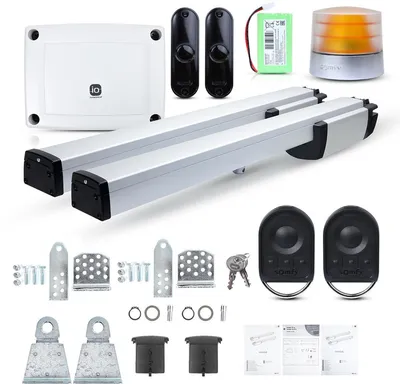 Image de Somfy Ixengo L 3S+ IO, pack confort pour portails à deux battants jusqu'à 8 mètres
