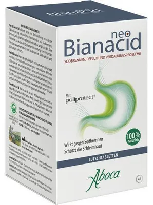 Obrázok produktu pre NeoBianacid pastilky proti páleniu záhy, 45 tabliet