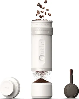 Produktbild von Tragbare elektrische Kaffeemühle mit Kegelmahlwerk – 28 Mahlgrade und schnelle USB-C-Aufladung