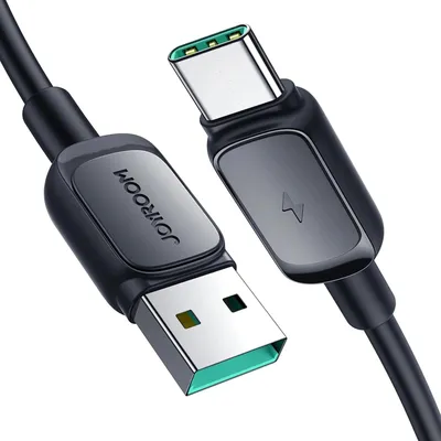 Produktbild von 1.2m USB-C Ladekabel PVC 3A USB Typ C Schnell Lade Kabel Type-C Datenkabel Handykabel für Samsung Xiaomi Huawei Universal in Schwarz
