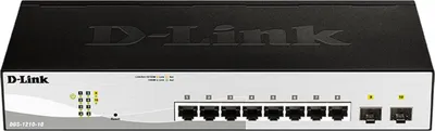 Immagine prodotto di D-link Switch Di Rete 10 Porte Gigabit 10/100/1000 Lan Ethernet Sfp Managed