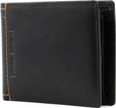 Produktbild von bruno banani Leder Geldbörse Arizona Wallet Quer Black schwarz