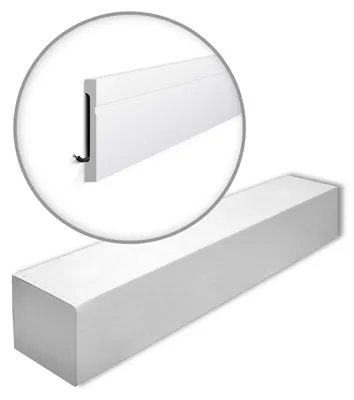 Produktbild von NMC FD15-box WALLSTYL Sockelleisten 1 Karton SET mit 8 Stuckleisten | 16 m
