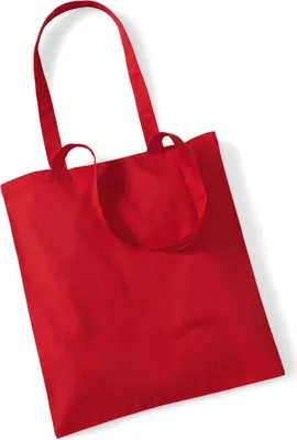 Produktbild von Westford Mill W101 | Bag for Life - Long Handles Einkaufstasche - 38 x 42 cm - Farbe: Bright Red - Größe: One Size