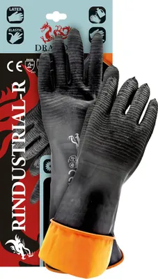 Produktbild von Gummihandschuhe Arbeitshandschuhe Schutzhandschuhe Latex35cm (RINDUSTRIAL-R-R35) Gr. 11