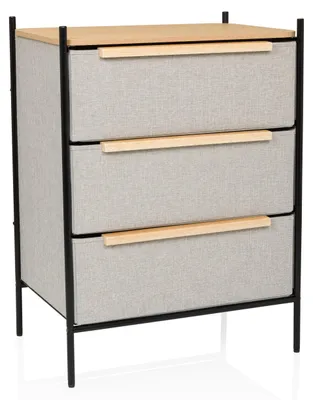 Obrázok produktu pre hjh LIVING Komoda s 3 zásuvkami STUVAR Príborník 79,0 x 58,0 x 39,0 cm