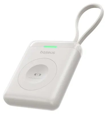 Image de Chargeur portable Baseus Enerfill Fw11 5 W pour Apple Watch avec câble intégré - Blanc