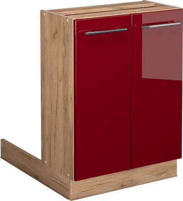 Produktbild von Kücheninsel Vicco Fame-Line Bordeaux Hochglanz 60 cm ohne Arbeitsplatte, Model 38627