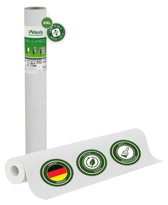 Produktbild von Vliestapete Vliestapete weiß – Renoviervlies Feine Putzkörnung, 25,00 m x 1,06 m, rissüberbrückend, blickdicht, überstreichbar, Germany – Veluxis