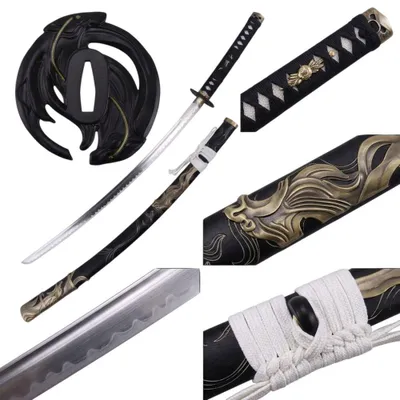 Imagen del producto de Twin Wolves Katana, "Fantasma de Yotei", 103 cm, modelo ZS757