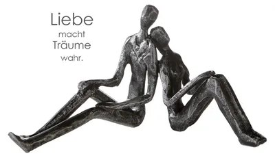 Obrázok produktu pre Casablanca by Gilde dekoratívna figúrka dizajnová socha Dreaming antické striebro v. 10 cm,74605