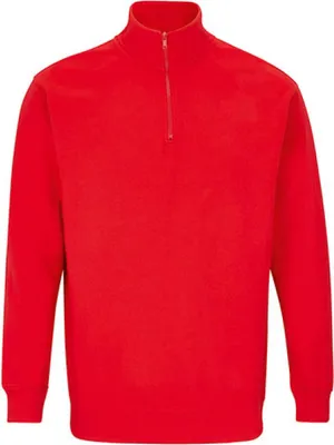 Zdjęcie produktu dla SOLs 04234 | Bluza uni 1/4 Zip Conrad - Kolor: Jasny czerwony - Rozmiar: M