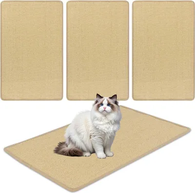 Produktbild von Katzenkratzmatten, 2er-Pack, 80x50 cm Sisal, selbstklebend