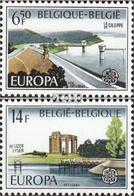 Produktbild von Briefmarken Belgien 1977 Mi 1905-1906 (kompl.Ausg.) postfrisch Landschaften