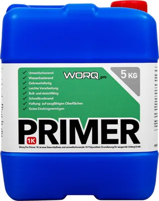 Produktbild von 5 Kg Ecoworq 1 K Primer Grundierung für Flüssigkunstoff - Super Primer saugende Untergründe