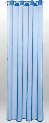 Produktbild von Gardine Ösen Transparent Noella, Größe: 140x245cm, Farbe: Blau