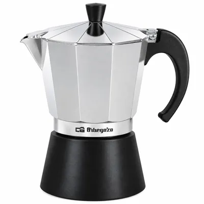 Produktbild von Orbegozo KFM 1230, Mokka-Kanne, Schwarz, Silber, Aluminium, 12 Tassen