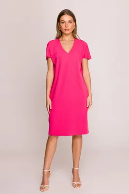Produktbild von Stylove Midikleid für Frauen Valtida S392 rosa S