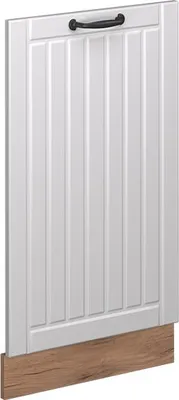 Produktbild von Geschirrspülblende Vicco Fame-Line Weiß Landhaus 45 cm ohne Arbeitsplatte, Model 56501