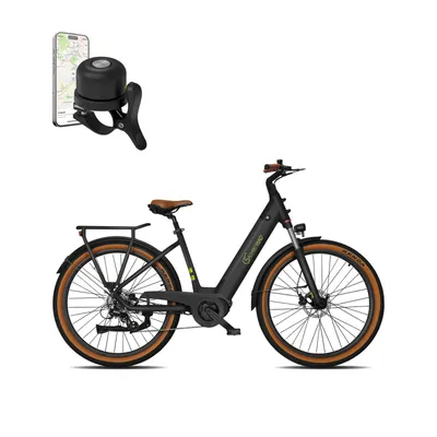 Produktbild von SachsenRAD E-SUV ATB C5 Centro, E-Bike mit Mittelmotor, Tiefeinstieg, Alarmanlage, AirBell mit AirTag-Halter, StVZO, 27,5" City bike, 7-Gang SHIMANO