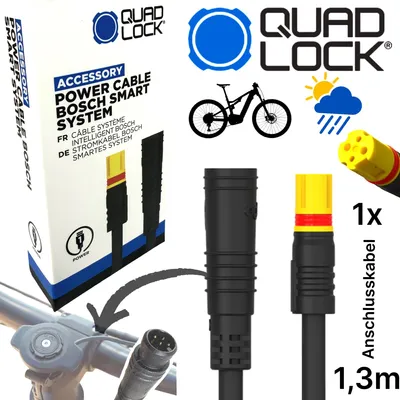 Produktbild von QUAD LOCK Power Cable für Wireless Ladegerät kompatibel mit BoschEbike