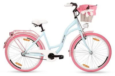 Obrázok produktu pre Mestský bicykel Goetze Style 26" – 1 rýchlosť, oceľový rám 17", LED osvetlenie, košík