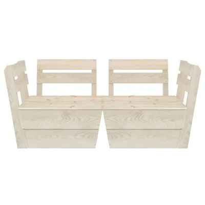 Immagine prodotto di Divano da giardino in pallet a 2 posti Legno di abete impregnato