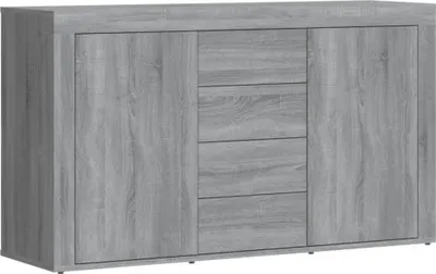 Produktbild von Sideboard Grau Sonoma 120x36x69 cm Holzwerkstoff