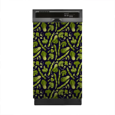 Produktbild von Magnete Dekorative 45x70 cm Küche Magnetmatte Spülmaschine - Grünes Gemüse
