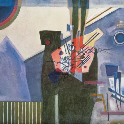 Produktbild von Wassily Kandinsky Kunstdruck Bild - Rosa Im Grau, 1926 (40 x 40 cm)