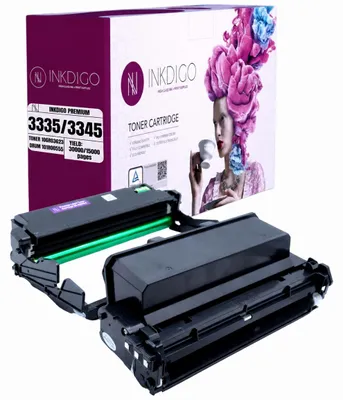 Produktbild von Inkdigo Trommel + Toner 106R03623+106R00555 für Xerox WorkCentre 3330, 3335, 3345 – Schwarz,, KI-generiertes Bild