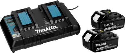 Zdjęcie produktu dla Makita 199484-8 Zestaw źródła zasilania Li 18V 2x6Ah